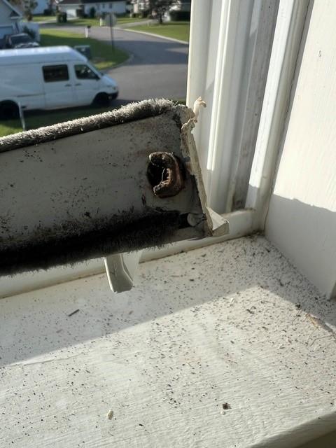 Krencik window pivot pin